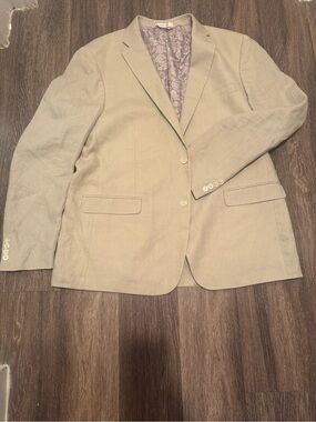 Ralph Lauren Light Tan Linen Blend Sport Coat
